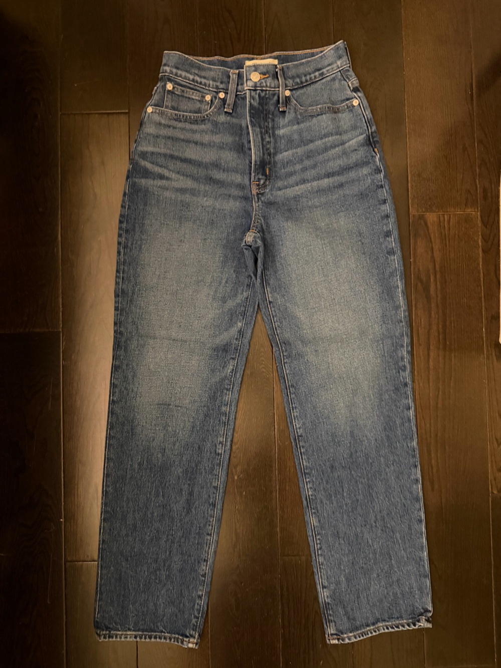 Classic Women’s perfect vintage straight blue Jeans